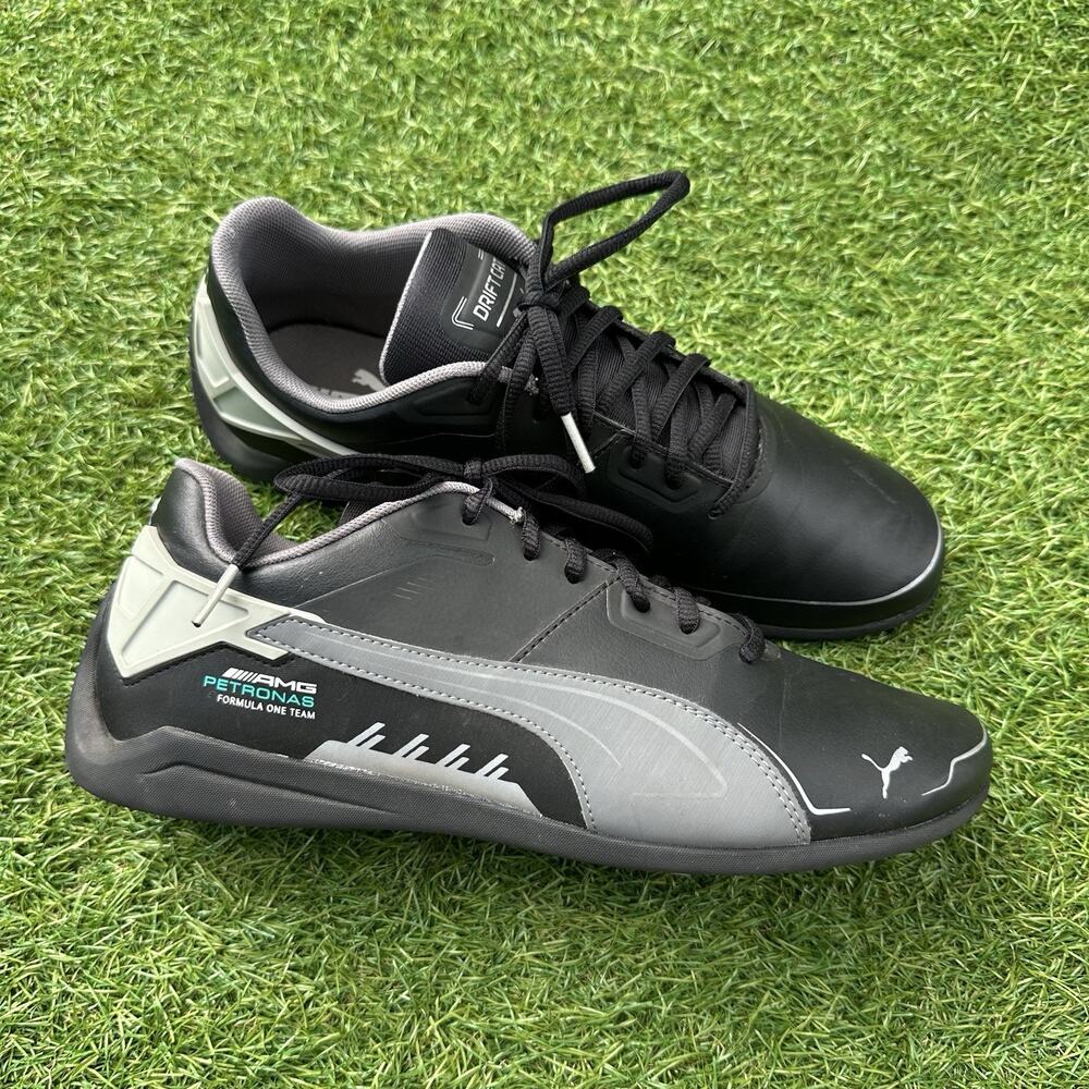 Puma Mercedes F1 Drift Cat Delta Motorsport Shoes Mens Size 9.5 Black‎ Silver